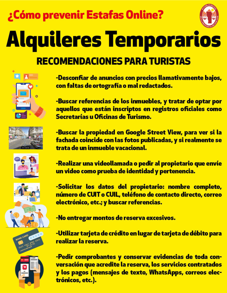 Cómo evitar fraudes al reservar hospedaje online 1 ALQUILER VACACIONAL: ¿CÓMO PREVENIR ESTAFAS EN LAS RESERVAS ONLINE ...