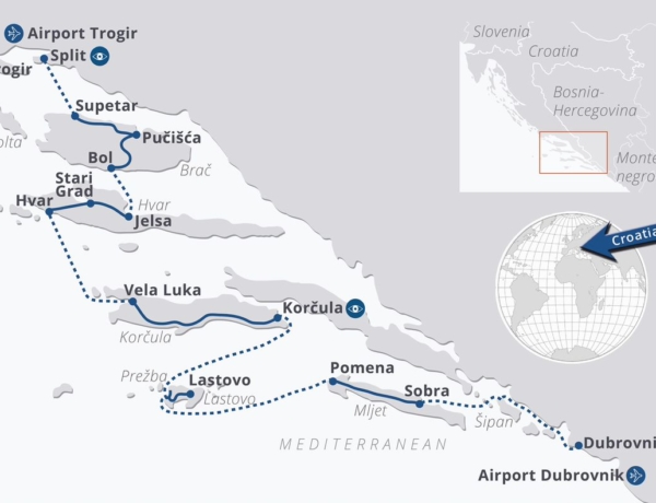 Cómo llegar a Dubrovnik desde Split: barco 1 Croacia: desde Split a Dubrovnik en barco-bici - Otros Caminos