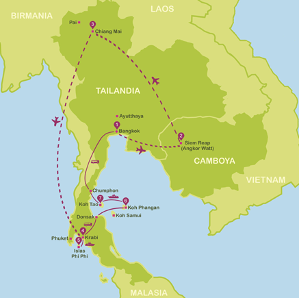 Cómo ir de Bangkok a Ayutthaya: