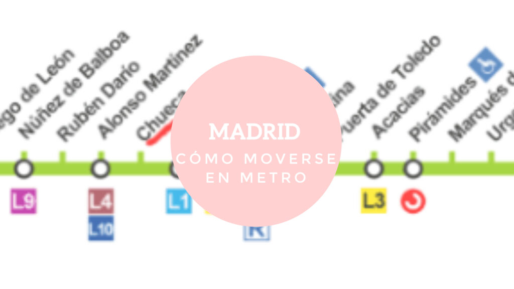 Cómo moverse en metro por Madrid? – 101 motivos para viajar | Blog ...