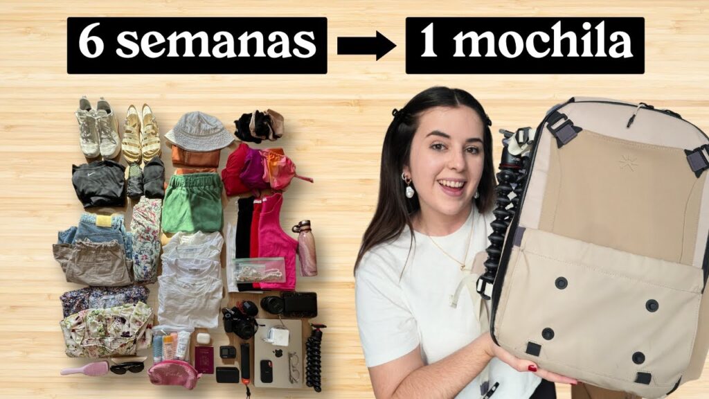 Cómo Empacar Para Un Viaje Largo Sin Documentar🎒 | Lo Que Empaqué En Mi  Bolso Para 45 días En Asia